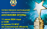 11 июня состоится награждение победителей областного конкурса «Останови огонь!» - фото - 1
