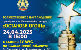 24 апреля состоится награждение победителей областного конкурса «Останови огонь!» - фото - 1