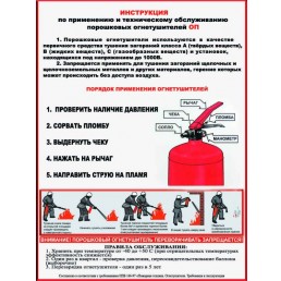 Инструкция по применению ОП (30х40 см., пластик) - фото - 1
